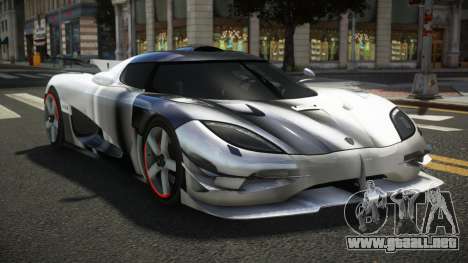 Koenigsegg Agera One G-Sport S3 para GTA 4