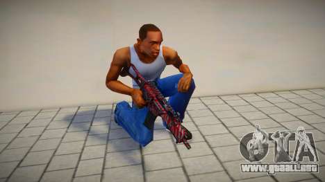 M4 Multicolor para GTA San Andreas