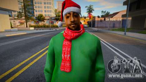 Fam1 - New Year Skin para GTA San Andreas