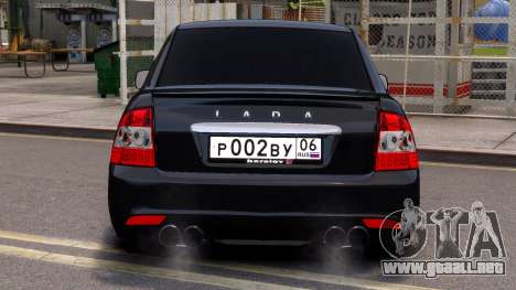 Lada Priora Black para GTA 4