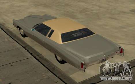 Cadillac Eldorado coupe 1972 para GTA San Andreas