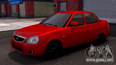 Lada Priora Red Color para GTA 4