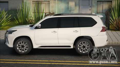 Lexus LX570 2016 White para GTA San Andreas