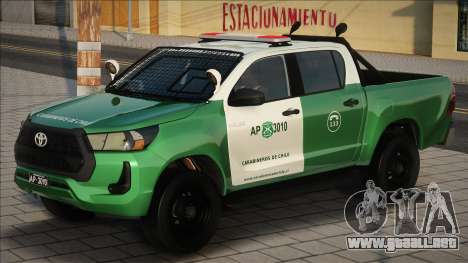 Toyota Hilux Civil Carabineros de Chile para GTA San Andreas