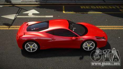 Ferrari 458 Italia (F142 ABE) para GTA 4