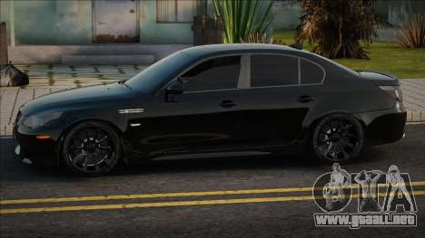 BMW M5 E60 Black para GTA San Andreas