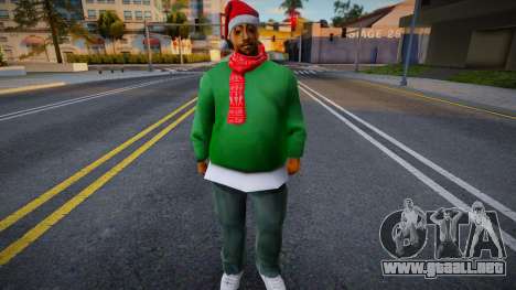 Fam1 - New Year Skin para GTA San Andreas