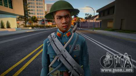 WW2 Chinese Soldier v1 para GTA San Andreas