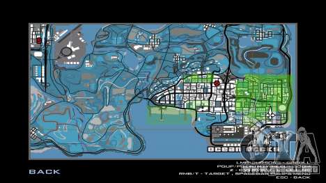 Blue State Map para GTA San Andreas