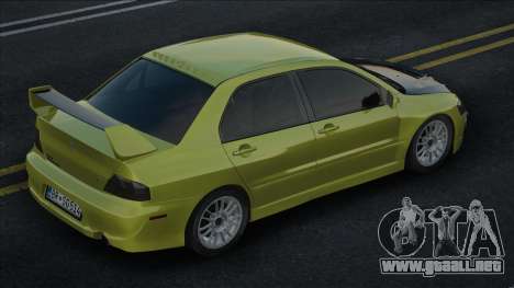 Mitsubishi Lancer EVO IX [Yellow] para GTA San Andreas