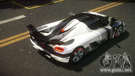 Koenigsegg Agera One G-Sport S3 para GTA 4