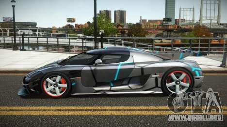 Koenigsegg Agera One G-Sport S9 para GTA 4