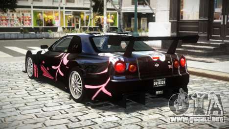 Nissan Skyline R34 X-Custom LE S13 para GTA 4