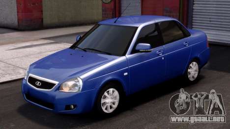 Lada Priora Blue para GTA 4