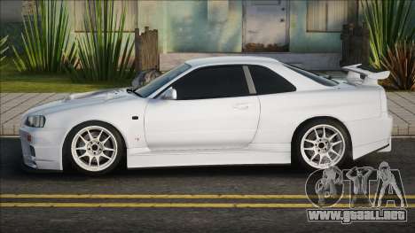 Nissan GT-R [White] para GTA San Andreas