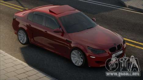 BMW M5 Gold [Rad col] para GTA San Andreas