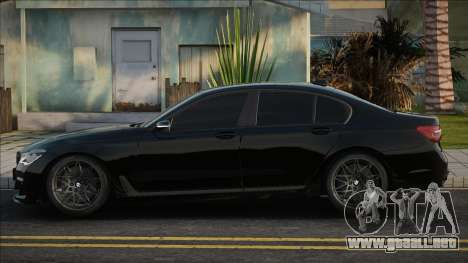 BMW 750I XDrive Black [Ukr Plate] para GTA San Andreas