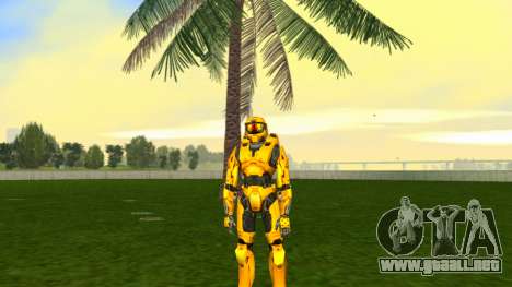 Master Chief Yellow para GTA Vice City