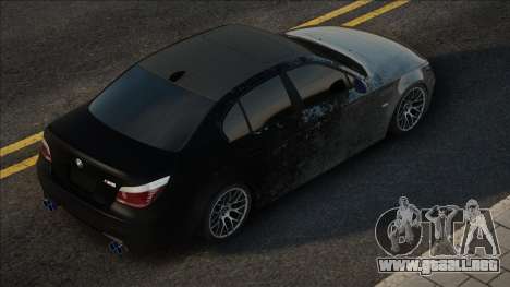 BMW M5 E60 Black White para GTA San Andreas