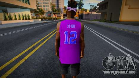 Jugador de baloncesto Ballas1 para GTA San Andreas