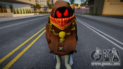 Bob the Garo de SMG4 Ojos Rojos enojado para GTA San Andreas