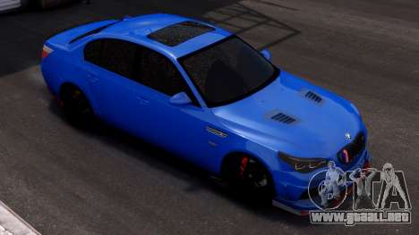 BMW M5 E60 Blue para GTA 4
