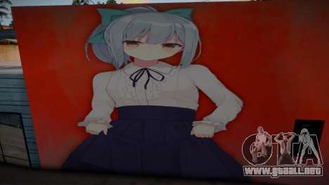 Anime Girl Wall Art pt. 7 para GTA San Andreas
