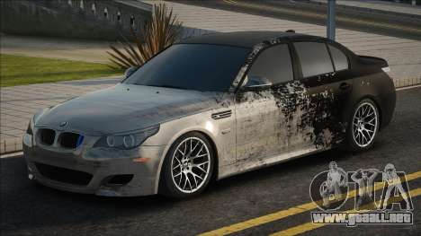 BMW M5 E60 Black White para GTA San Andreas