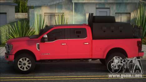 Ford Super Duty Red para GTA San Andreas