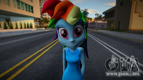 Rainbow Dash Dress para GTA San Andreas