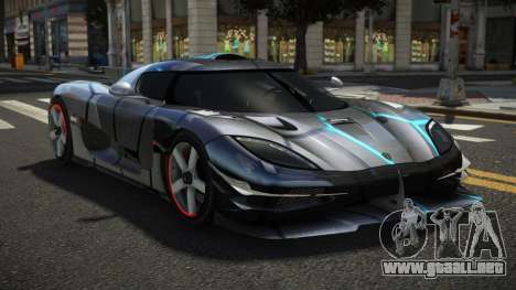 Koenigsegg Agera One G-Sport S9 para GTA 4