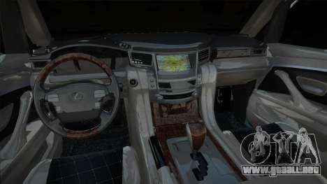 Lexus LX570 Black Edition para GTA San Andreas