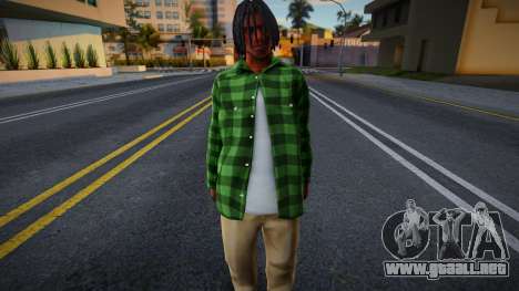 [HQ] grove with dreads para GTA San Andreas