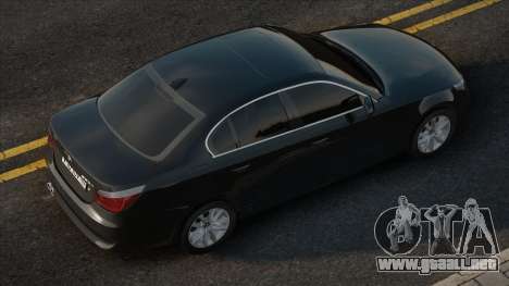 BMW 530D E60 2010 [Black] para GTA San Andreas