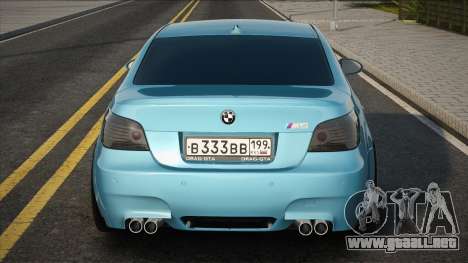BMW M5 Blue ver para GTA San Andreas