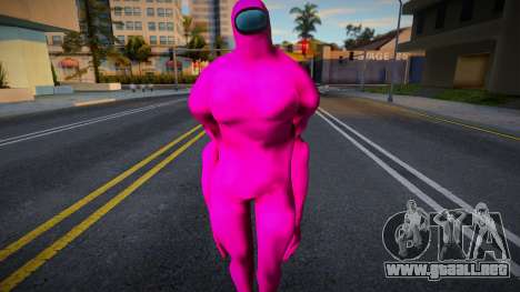 Among Us Imposter Musculosos Pink 1 para GTA San Andreas