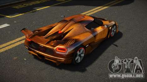 Koenigsegg Agera One G-Sport S13 para GTA 4