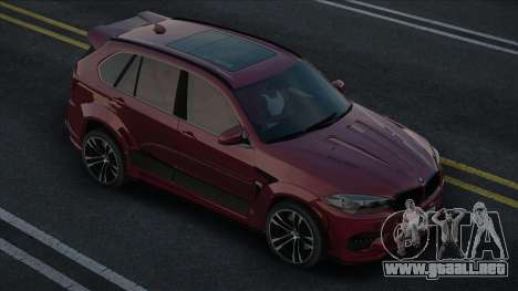 BMW x5m f85 Red para GTA San Andreas