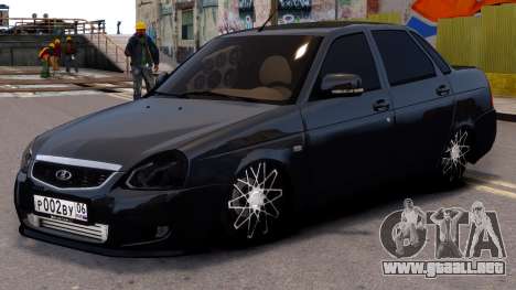 Lada Priora Black para GTA 4