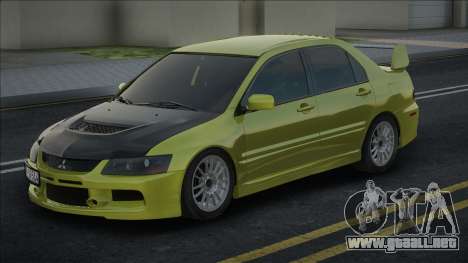 Mitsubishi Lancer EVO IX [Yellow] para GTA San Andreas