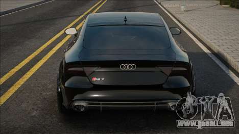 Audi RS7 [Black] para GTA San Andreas