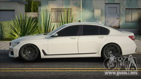 BMW 750I XDrive White para GTA San Andreas