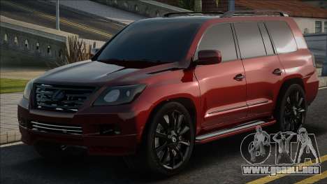 Lexus LX570 2010 [Red] para GTA San Andreas