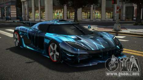 Koenigsegg Agera One G-Sport S8 para GTA 4