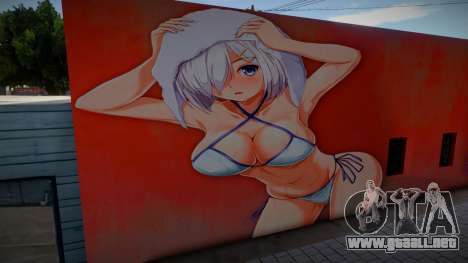 Anime Girl Wall Art pt. 2 para GTA San Andreas