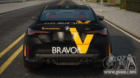 BMW M4 G82 2021 Bravoil para GTA San Andreas