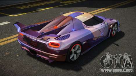 Koenigsegg Agera One G-Sport S2 para GTA 4