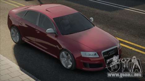 Audi RS6 Red para GTA San Andreas