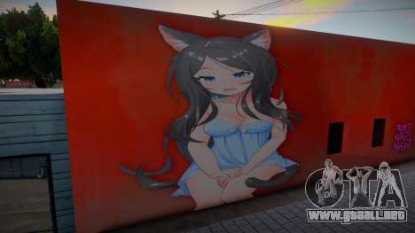 Anime Girl Wall Art pt. 4 para GTA San Andreas