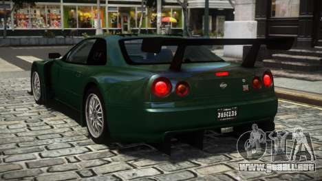 Nissan Skyline R34 X-Custom LE para GTA 4